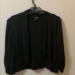 Torrid size 1 short black sweater.